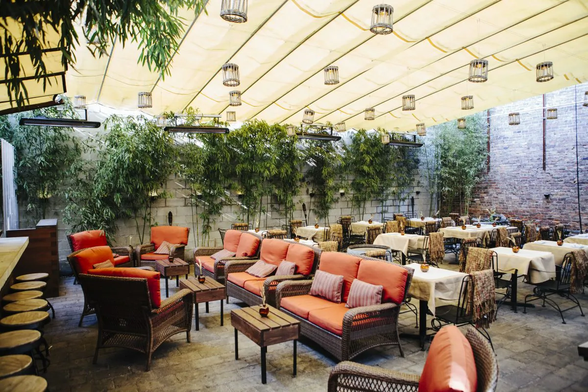 The patio. (Courtesy of Death Ave)