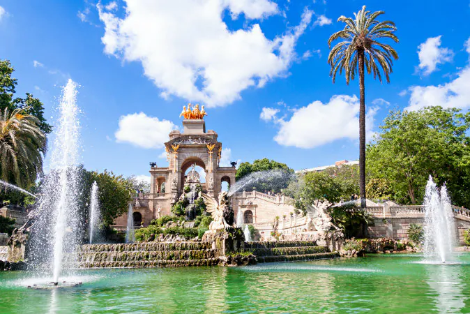 fountain of Parc de la Ciutadella in Barcelona via Shutterstock*
