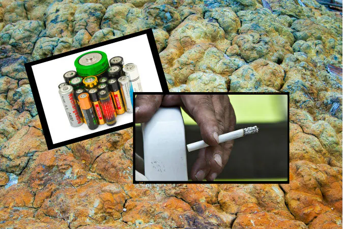 Cadmium is used to make batteries and 