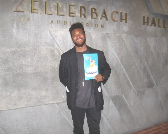 Student and musician Jordan Coffey was impressed with the music and culture of Shen Yun Performing Arts, calling it one of the best performances he had ever attended. (QIan Zhang/Epoch Times)