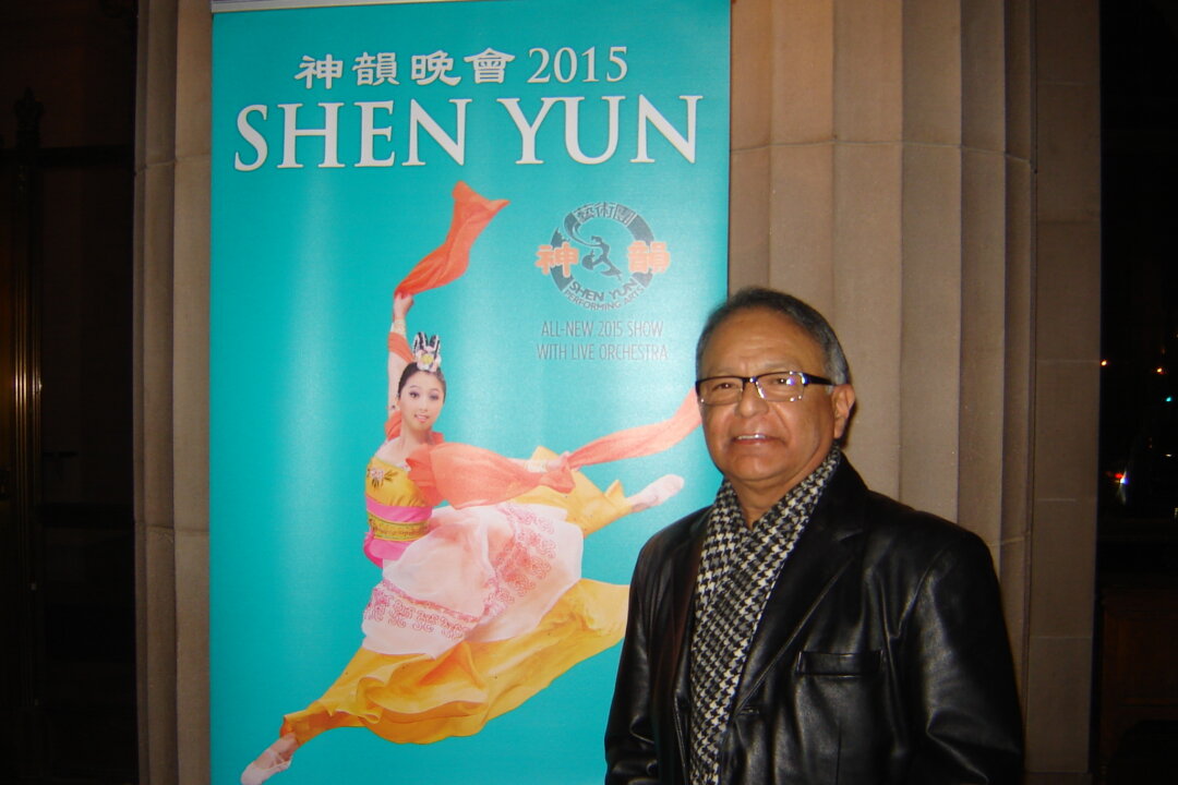 Victor Pamiroyan at War Memorial War Memorial Opera House in San Francisco on Jan 8. (Epoch Times