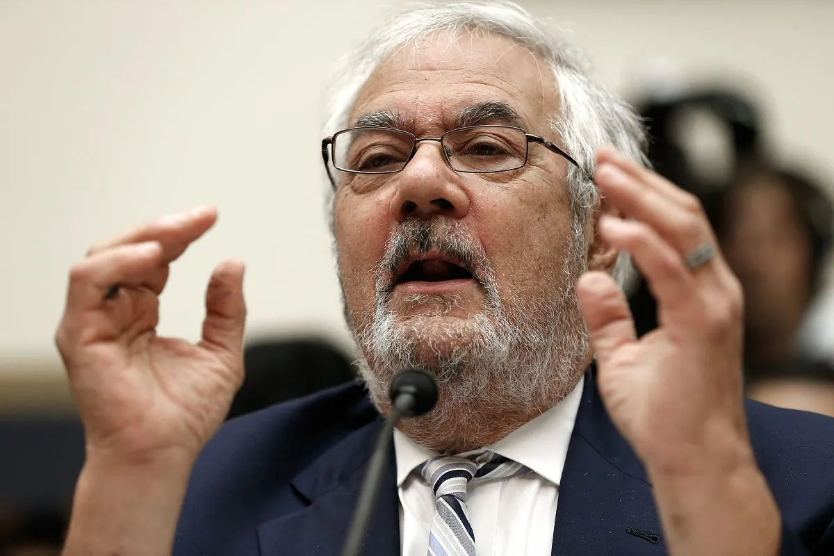 Former House Financial Services Committee chairman Barney Frank (D-Mass.) testifies during the hearing on "Assessing the Impact of the Dodd-Frank Act Four Years Later" before the House Financial Services Committee in Washington, D.C., on July 23, 2014. (Win McNamee/Getty Images)