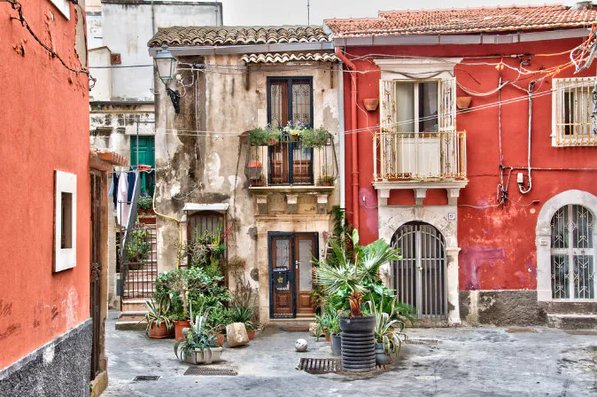 Old town of Syracuse, Sicily via Shutterstock*