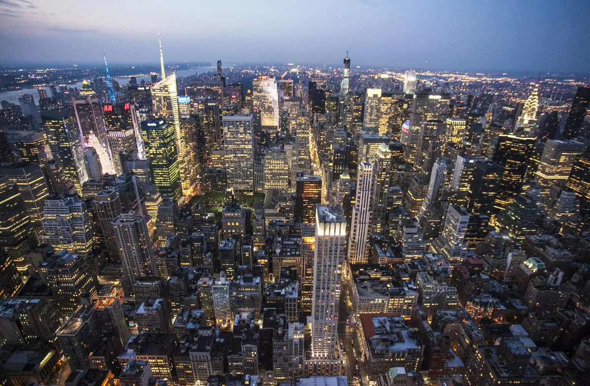 A Manhattan view from the Empire State Building in New York on July 1, 2014. (Samira Bouaou/Epoch Times)