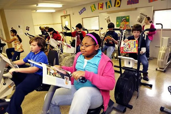 Want Healthier Students Who Love to Read? Ditch Those Desks for Bikes