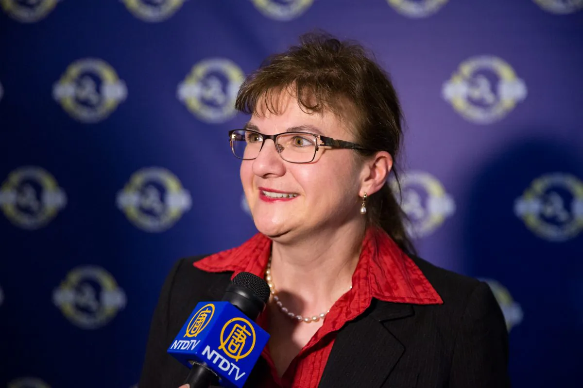 Jewellery designer Anita Blais appreciated Shen Yun Performing Arts’ high-level talent and aesthetic beauty after taking in the performance at Grand Théâtre de Québec in Québec City on Jan. 13, 2015. (NTD Television)