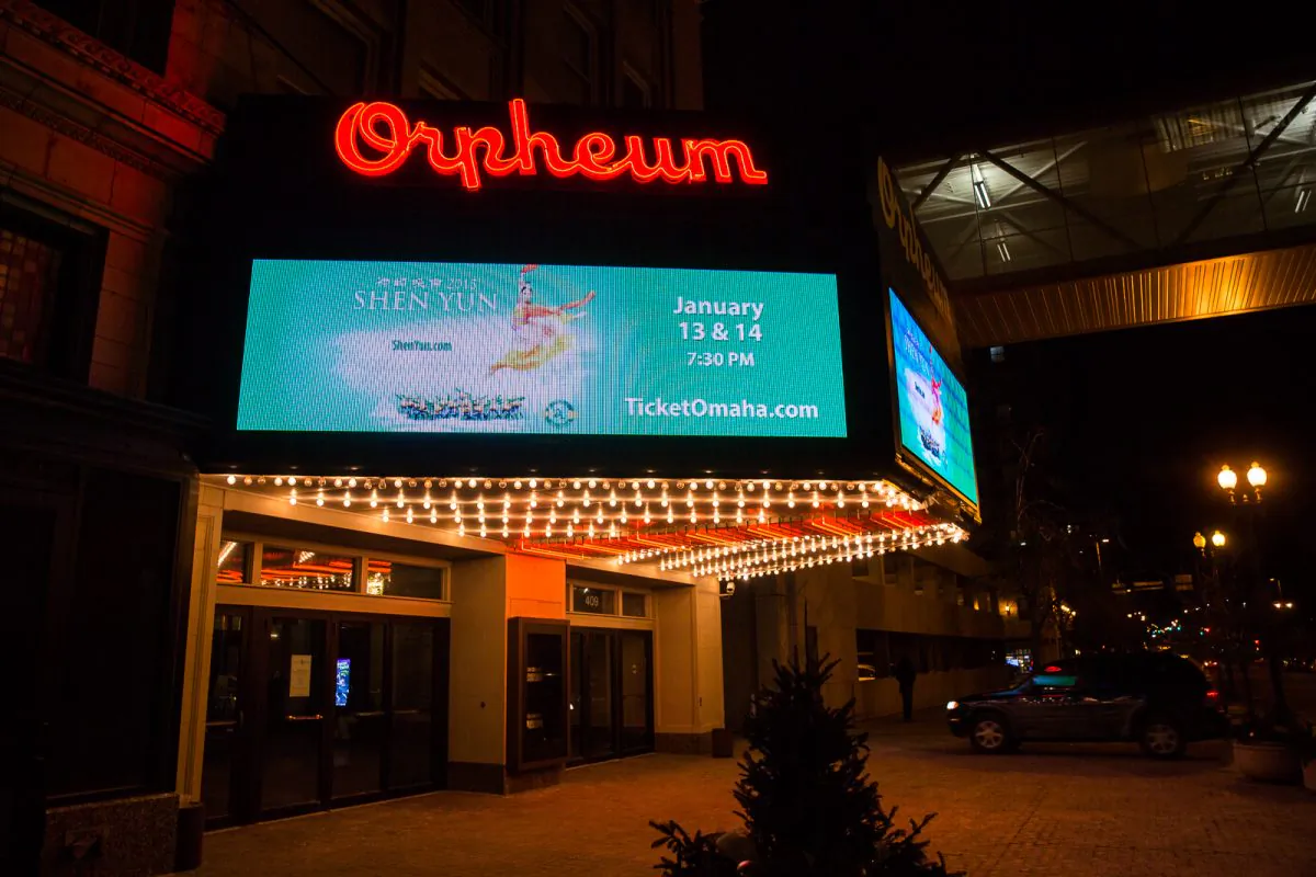 Orpheum Theater, Omaha.  (Hu Chen/Epoch Times)