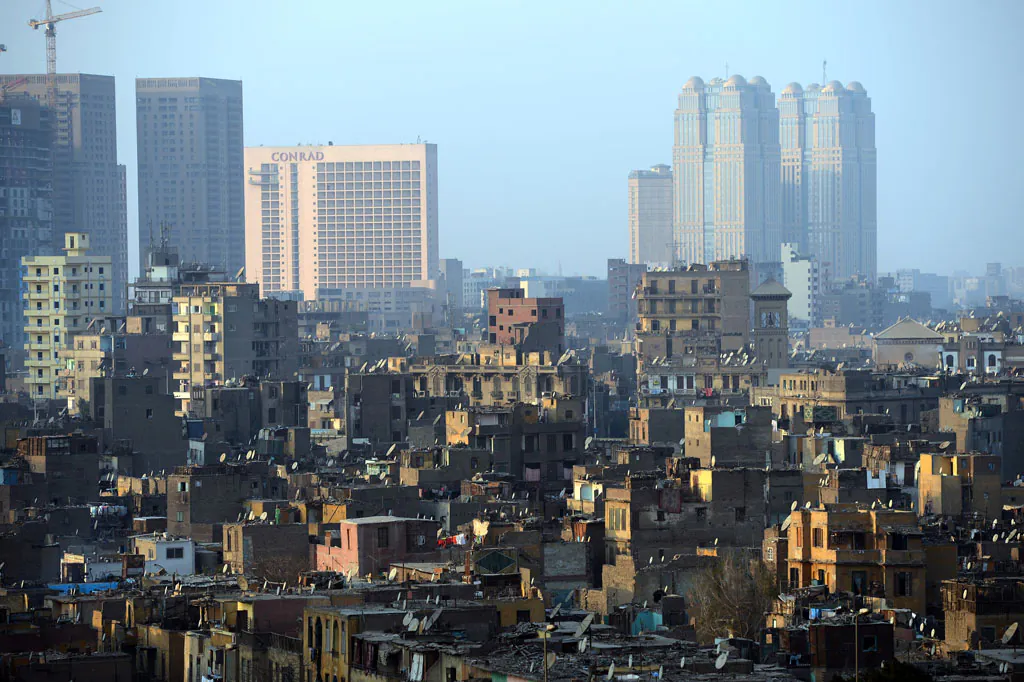 A general view shows Cairo's buildings on Jan. 23, 2013, in the center of the Egyptian capital. (Khaled Desouki/AFP/Getty Images)
