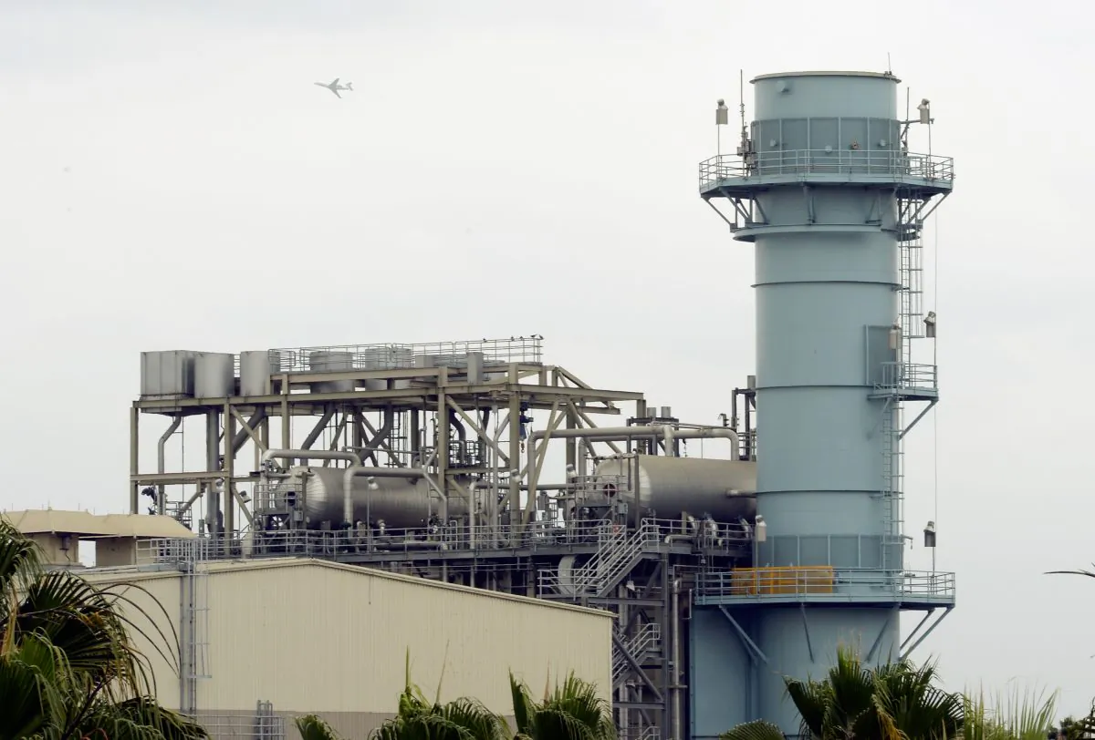 President Obama launched a new initiative Wednesday to cut down on methane carbon emissions generated by natural gas power plants such as the Burbank Water and Power, photographed on June 24, 2013 in Burbank, California. (Kevork Djansezian/Getty Images)