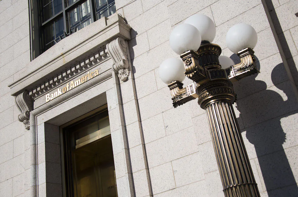 A general view of Bank of America is seen in Washington, D.C., Dec. 30, 2014. (Jim Watson/AFP/Getty Images)