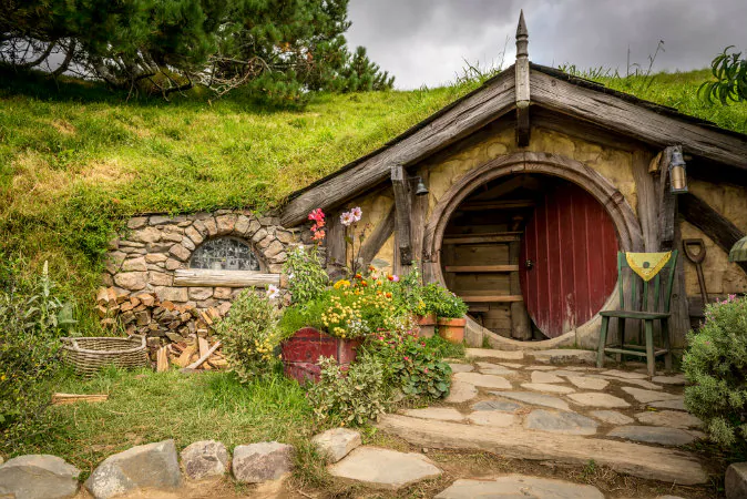 Hobbiton, Shire, New Zealand via Shutterstock*