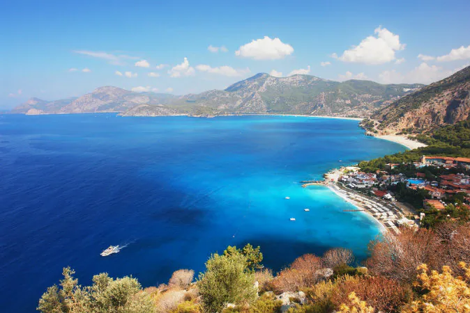 Coast in Oludeniz, Turkey via Shutterstock*