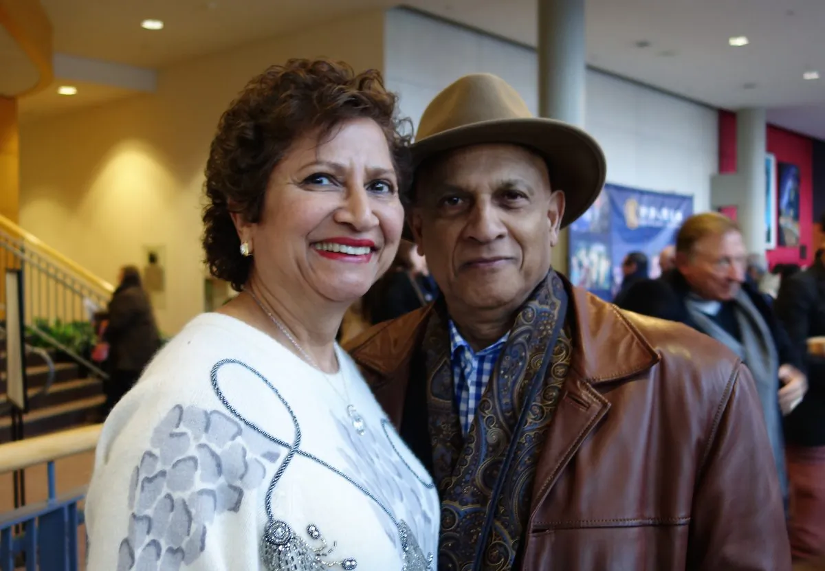 Awadh Jaggernath and his wife, Rani, very much enjoyed Shen Yun Performing Arts on Saturday afternoon, Jan. 17, 2015, at the Living Arts Centre in Mississauga. (Matthew Little/Epoch Times)