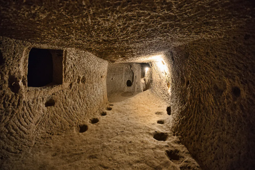 Derinkuyu underground city in Turkey. (Shutterstock*)