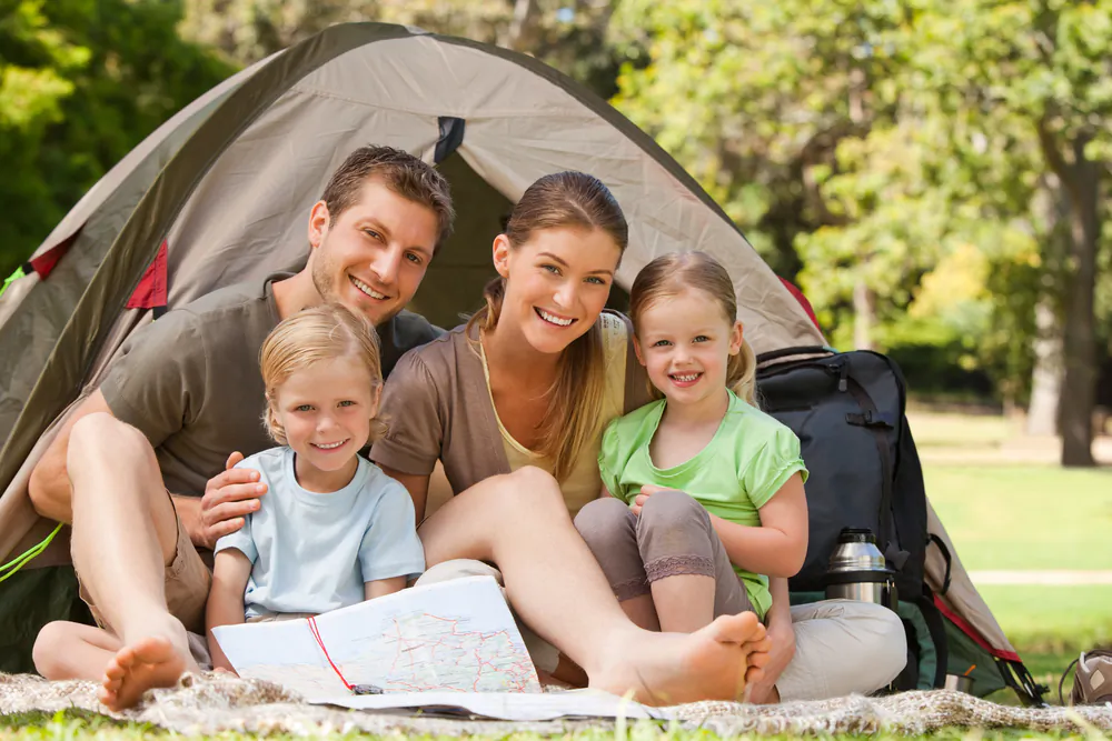 Family camping via Shutterstock*