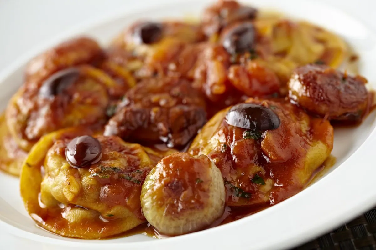 Octopus Stifado "Ravioli.(Paul Johnson)