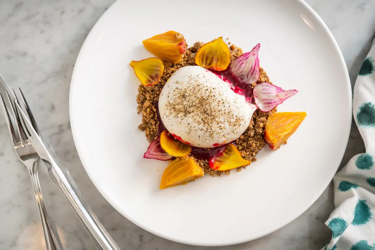 Burrata. (Courtesy of August)