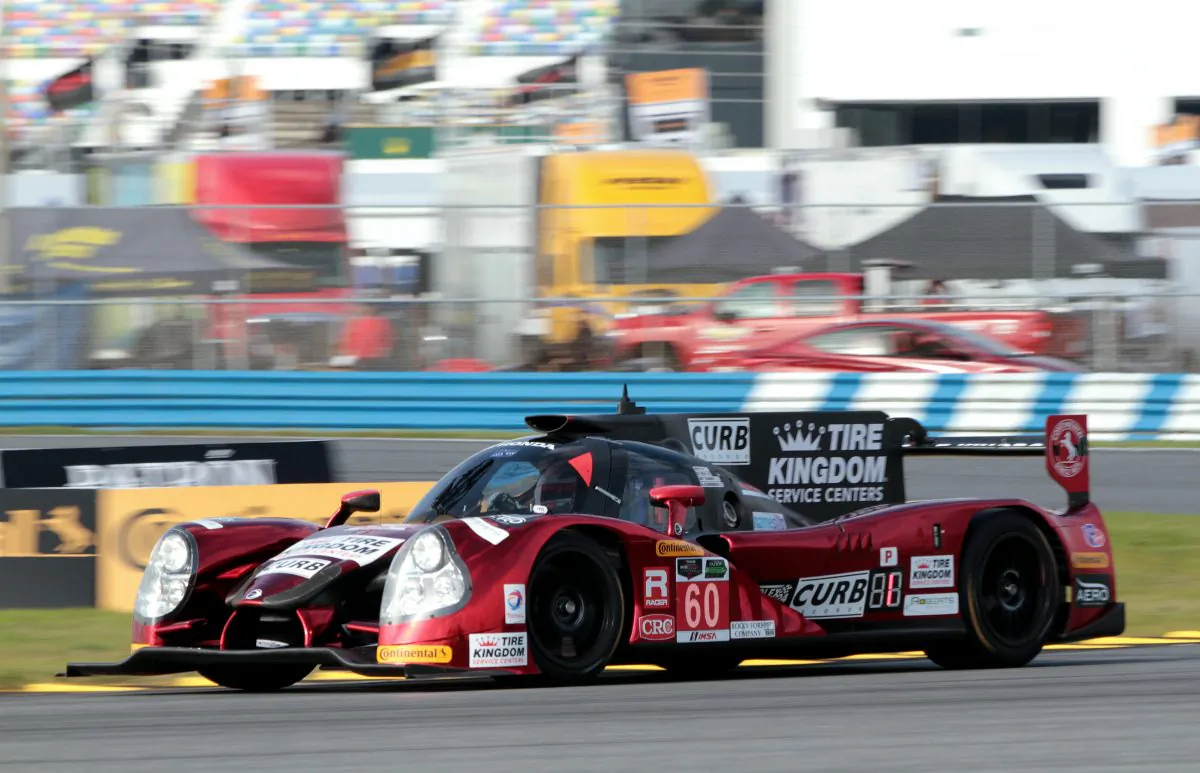 The #60 MSR Ligier-Honda topped the first practice session for the Tudor United SportsCar Championship Rolex 24 at Daytona. (Chris Jasurek/Epoch Times)