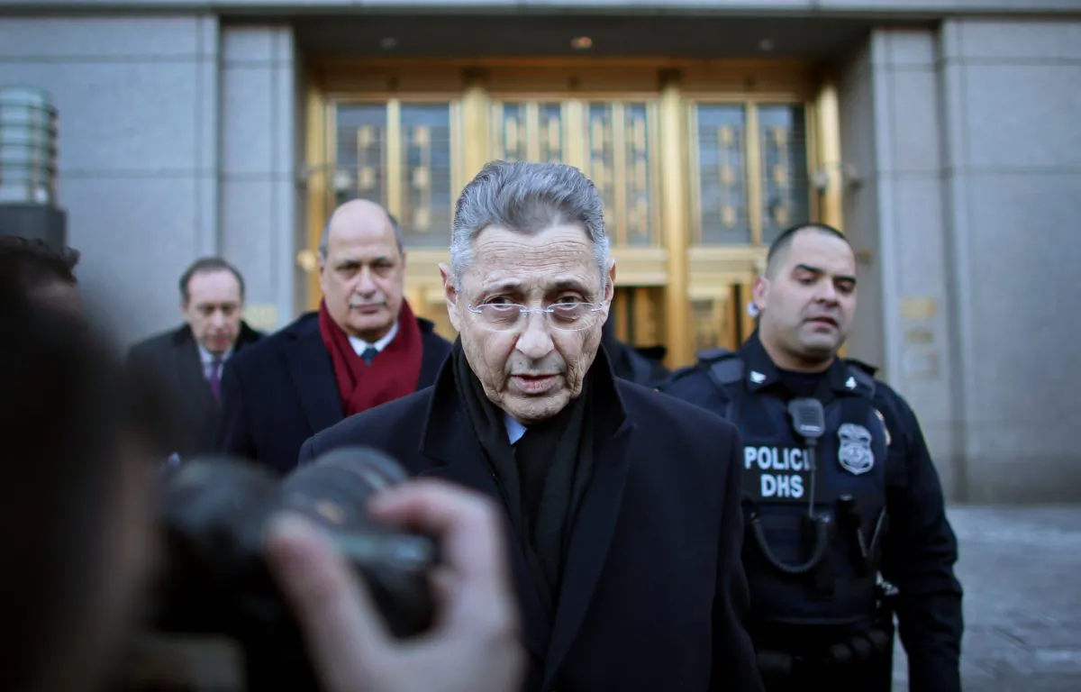 New York State Assembly Speaker Sheldon Silver walks out of the Federal Courthouse after his arraignment in New York City on Thursday. (Yana Paskova/Getty Images)