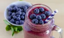 Raw Blueberry Frappe