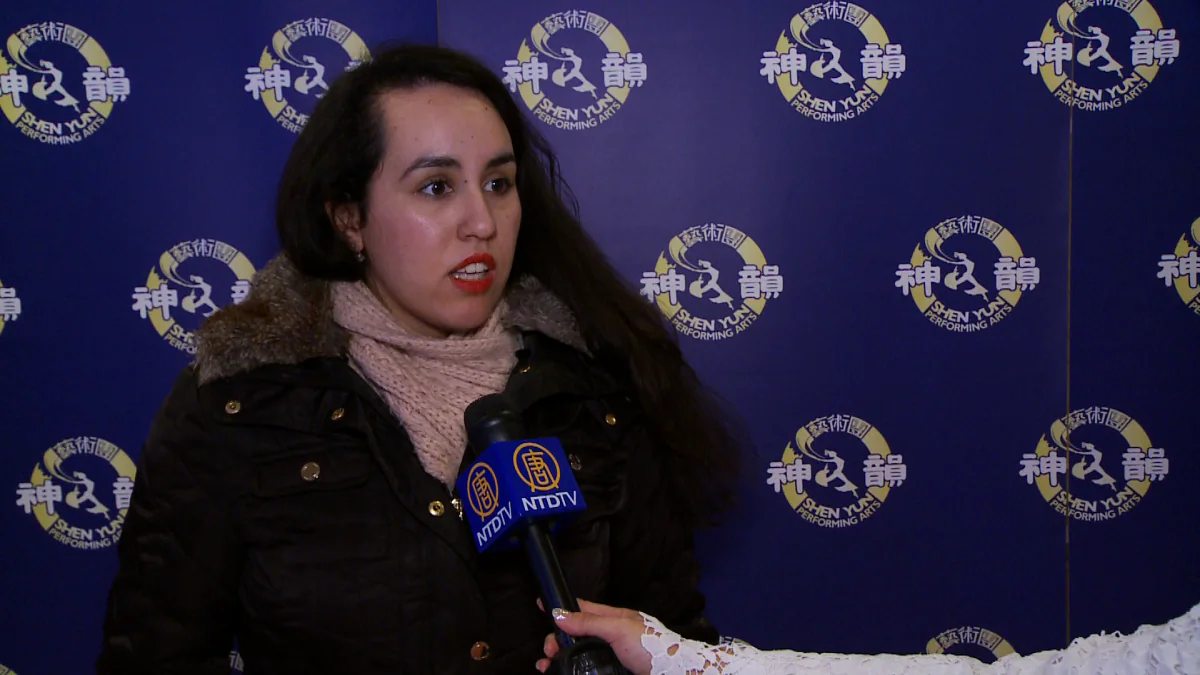 Writer and editor Tanya Cruz shares her thoughts on Shen Yun after attending the performance at the Sony Centre for the Performing Arts in Toronto on opening night, Jan. 21, 2015. (NTD Television)