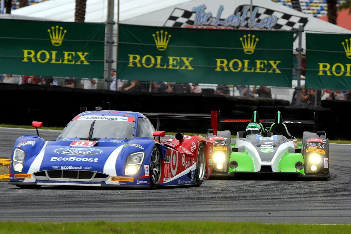Ricky Taylor in the #10 WTR Dallara-Corvette led the race with 15.5 hours left. (Chris Jasurek/Epoch Times)