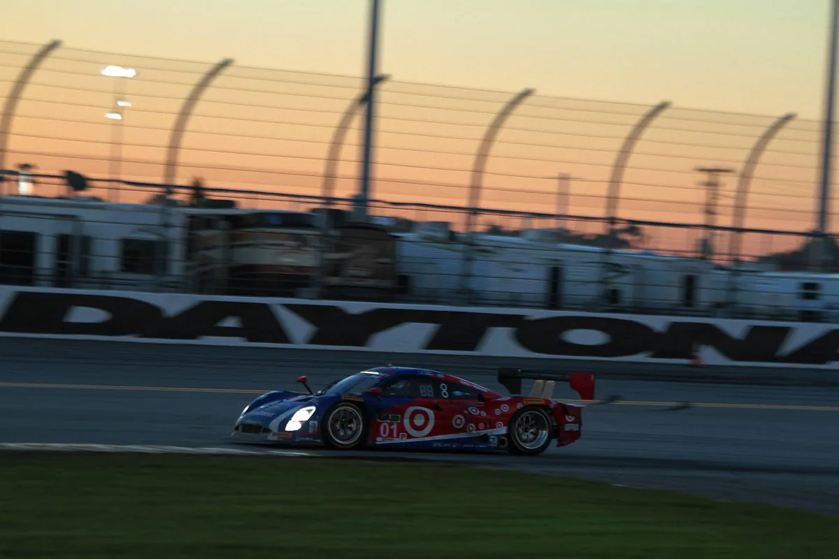 The Ganassi cars swapped the lead just before the 15th caution of the Tudor Championship Rolex 24, 18 hours into the race. (Chris Jasurek/Epoch times)
