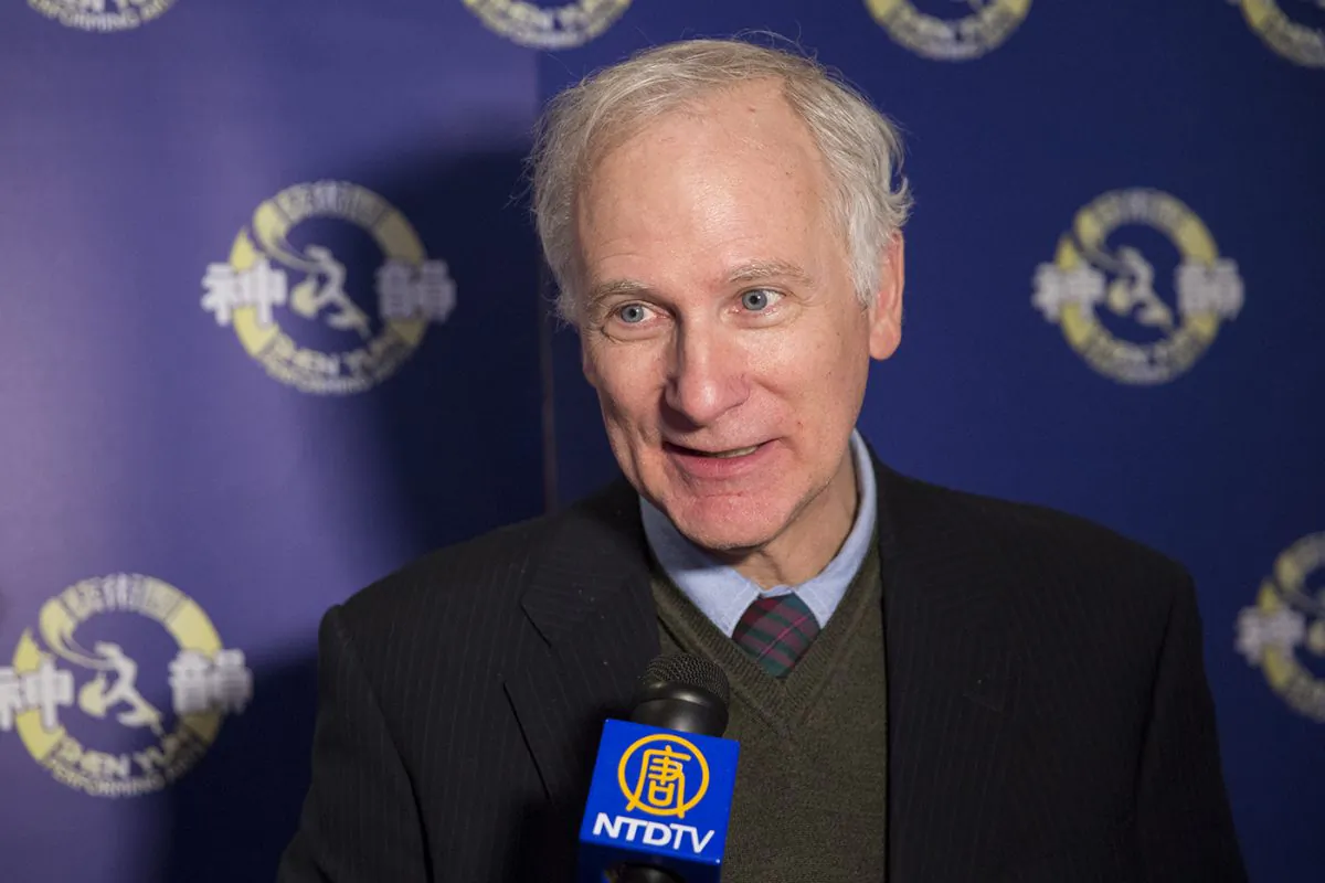 John Parker, a former city councillor and MPP, said Shen Yun carries a message of hope. (Evan Ning/Epoch Times)