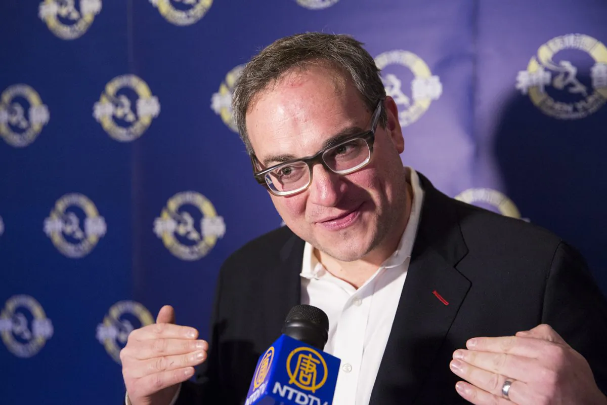 Media personality Ezra Levant at the Sony Centre on Jan. 24, 2015. (NTD Television)