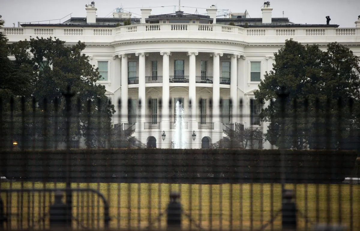 The South Lawn of the White House in Washington, D.C., on Jan. 26, 2015. (Pablo Martinez Monsivais/AP)