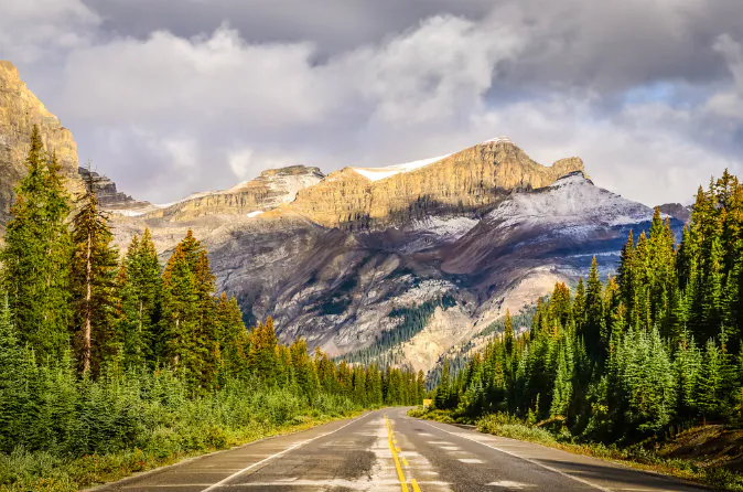 Icefields parkway, Canadian Rockies via Shutterstock*