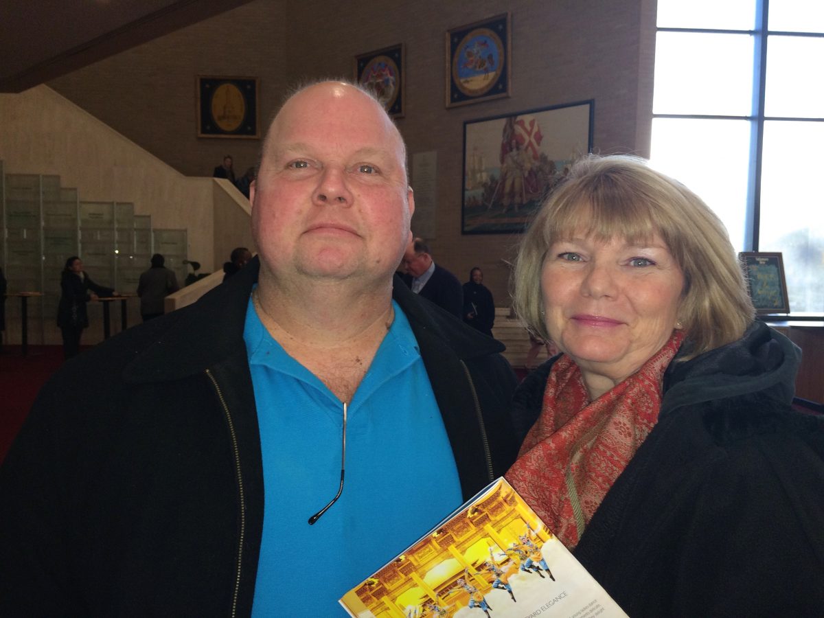 Douglas and Kathy Willey enjoyed Shen Yun when they saw a performance at the Modell Performing Arts Center at the Lyric, on Jan. 31, 2015. (June Fakkert/Epoch Times) 