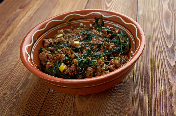 Palaver sauce - stew widely eaten in West Africa via Shutterstock*