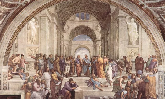 Raphael's 'The School of Athens.' (Raphael via Wikimedia Commons)