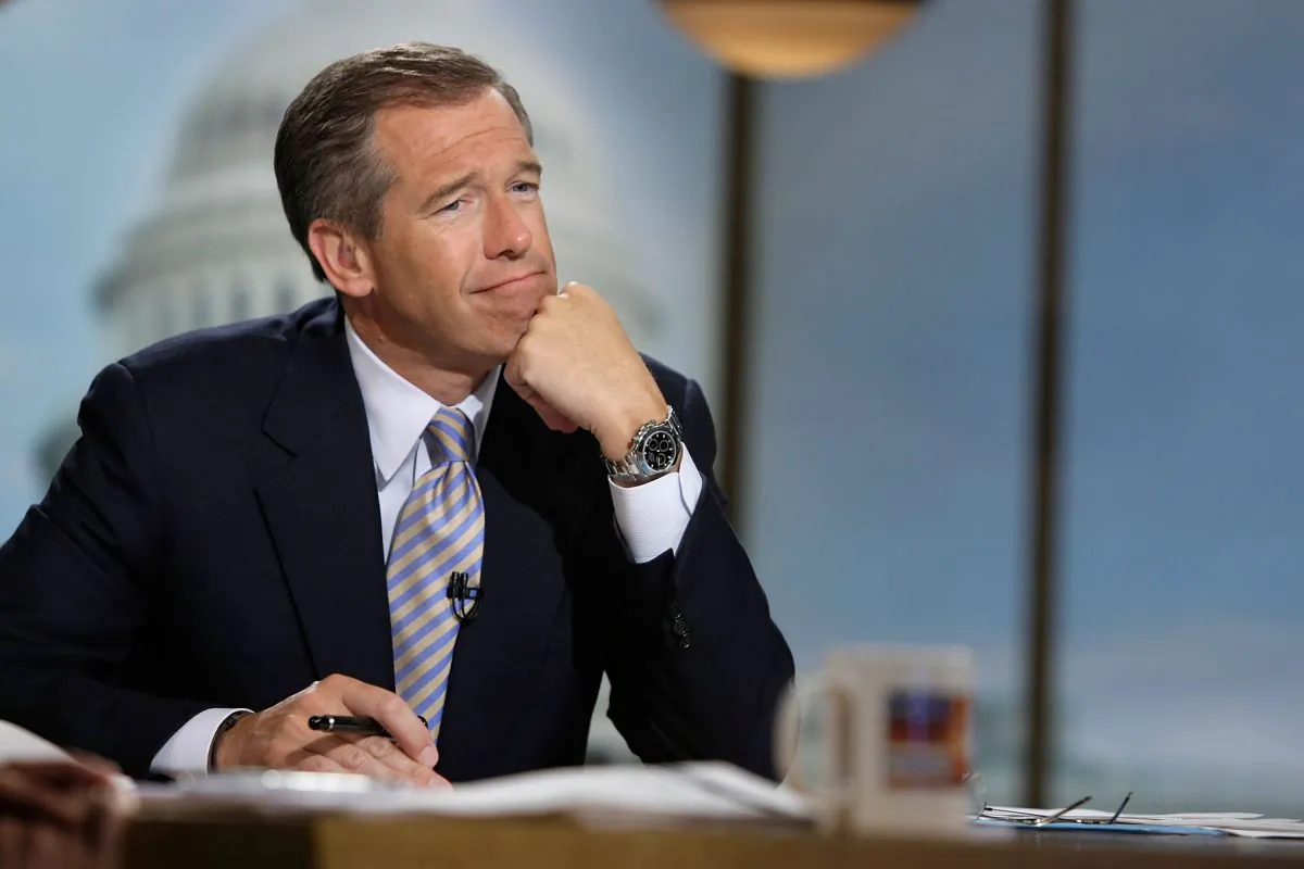 Brian Williams was a frequent guest on the talk show circuit. (Alex Wong/Getty Images for Meet the Press)
