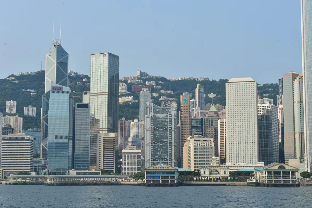 View of Central Hong Kong from Kowloon Aug 1, 2014. (Epoch Times)