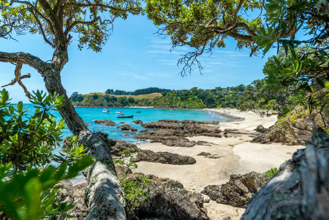 Palm Beach view, Waiheke Island - New Zealand via Shutterstock*