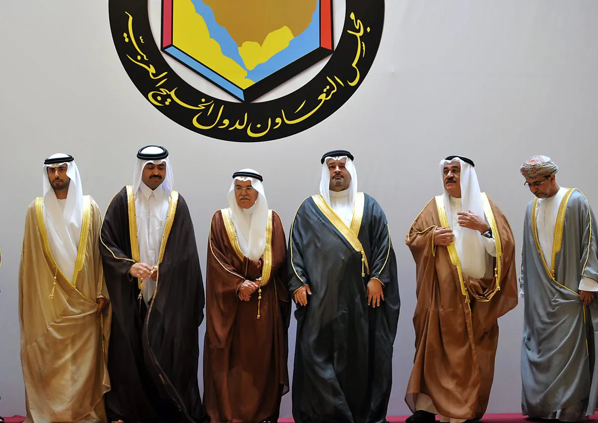 GCC Oil and Energy Ministers in the Saudi capital of Riyadh on Sept. 24, 2013. (Fayez Nureldine/AFP/Getty Images)