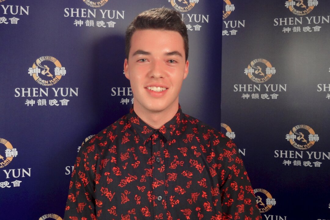 Luke Salt, aged 16, was at Shen Yun’s matinee session on Feb. 7, 2015. (Amy Duncan/Epoch Times)