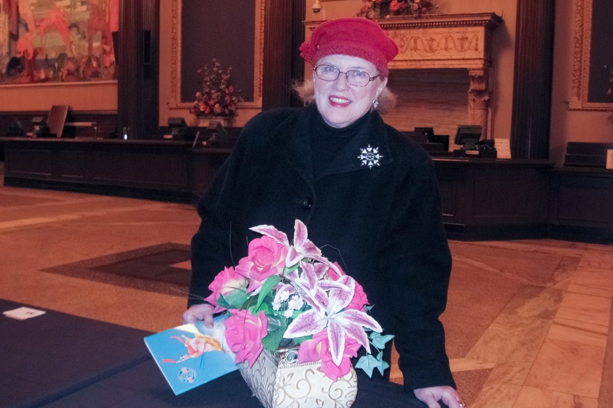 Martha Maloney attended the opening night of Shen Yun at the State Theater, Cleveland, on Feb. 10, 2015. (Cat Rooney/Epoch Times) 