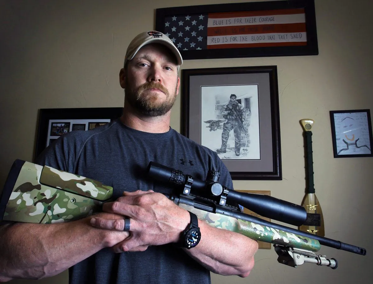 Chris Kyle, deadliest sniper in U.S. military history. Expect more SEAL sniper movies. (AP Photo/The Fort Worth Star-Telegram, Paul Moseley)