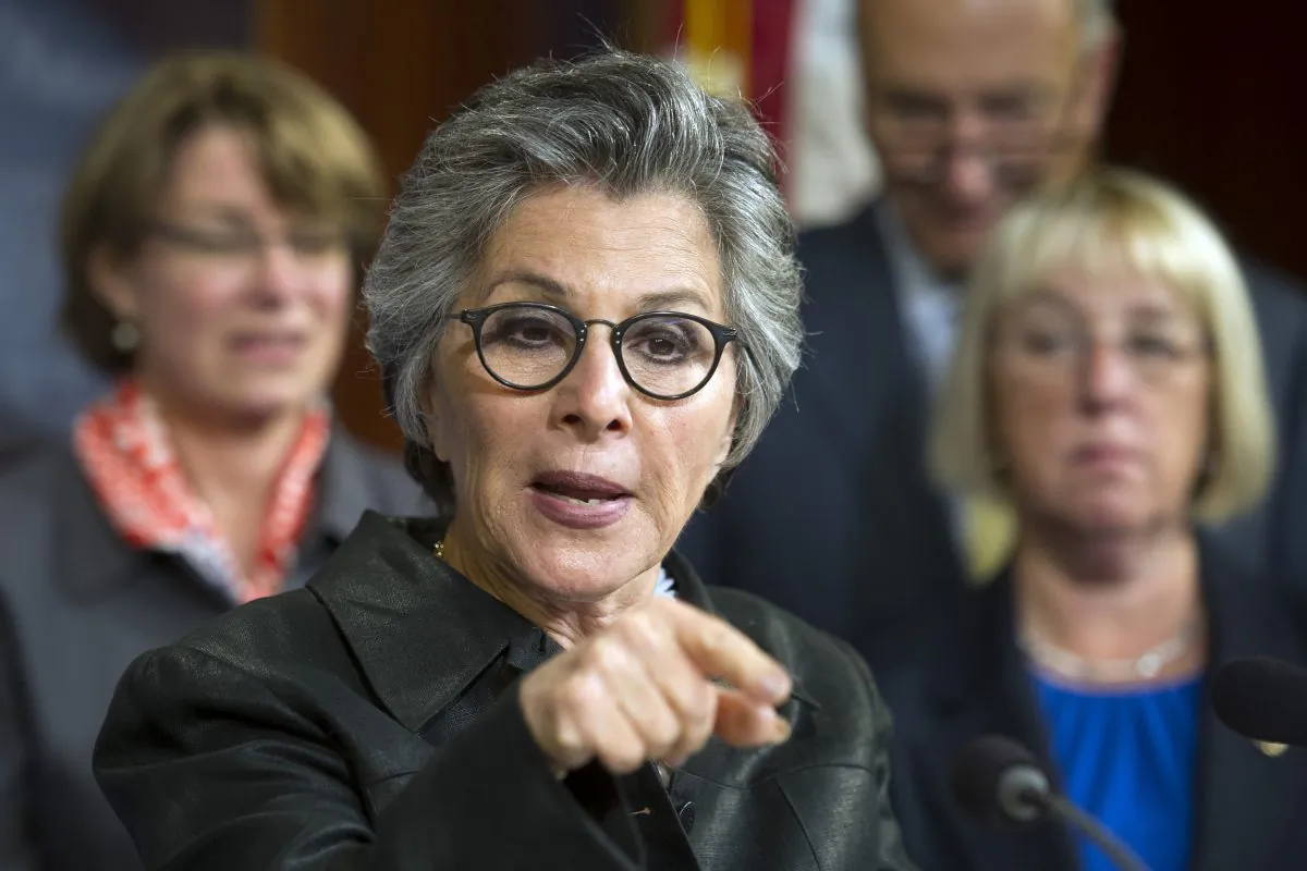 Sen. Barbara Boxer, D-Calif. on Capitol Hill in Washington, D.C., on Sept. 10, 2014. (AP Photo/Cliff Owen)