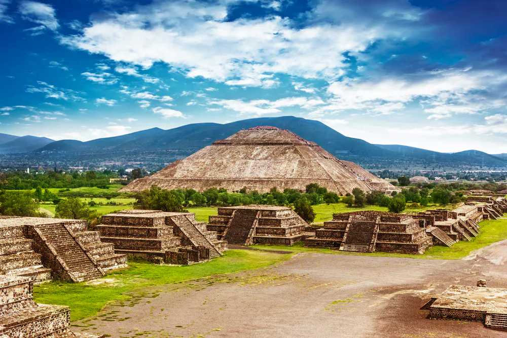 Old ruins of Aztec civilization, Mexico via Shutterstock*