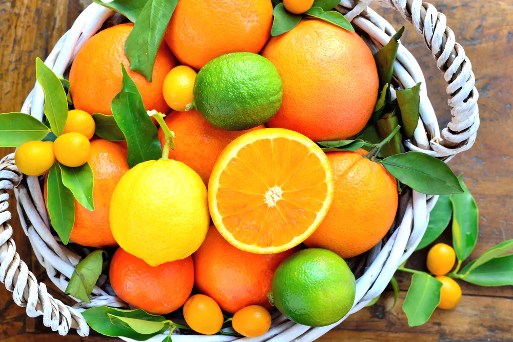Sun-loving citrus fruit are abundant in essential oils. (Shutterstock)