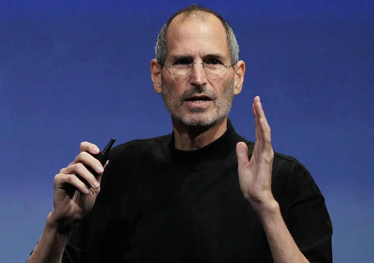 Apple CEO Steve Jobs speaks during an Apple special event April 8, 2010 in Cupertino, California. Jobs almost replaced Jony Ives, Apple’s lead designer, in 1997. (Justin Sullivan/Getty Images)