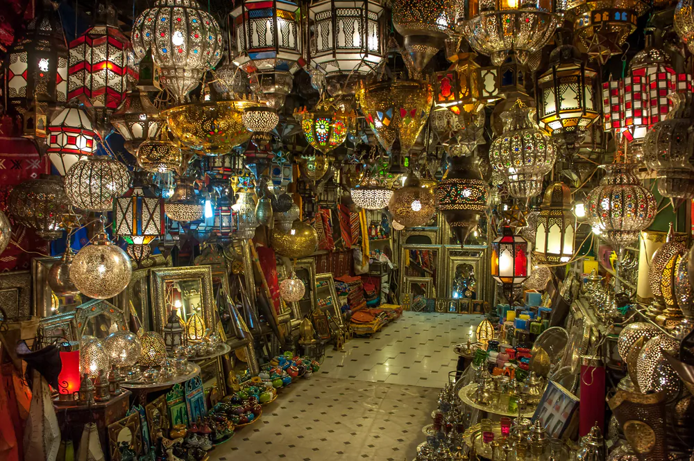 Moroccan antique lamps via Shutterstock*