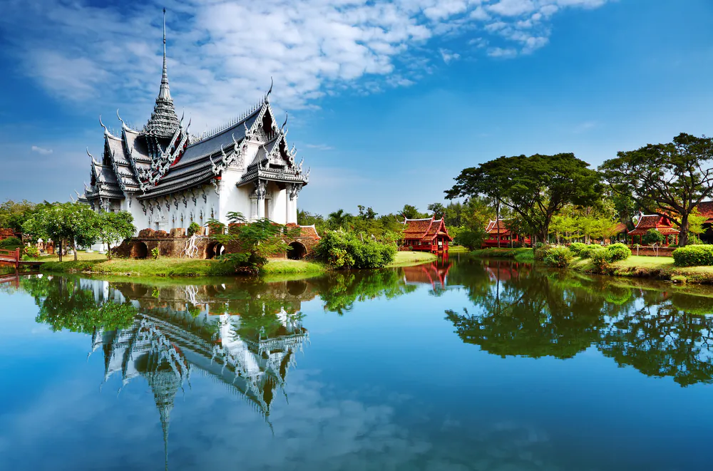 Sanphet Prasat Palace, Ancient City, Bangkok, Thailand via Shutterstock*