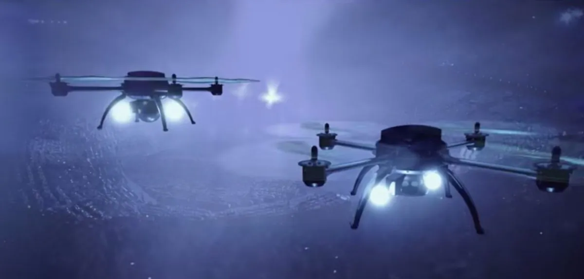 The world's first drone air show will come to Amsterdam sometime in 2015. (Screenshot of the AIR 2015 promotional video)