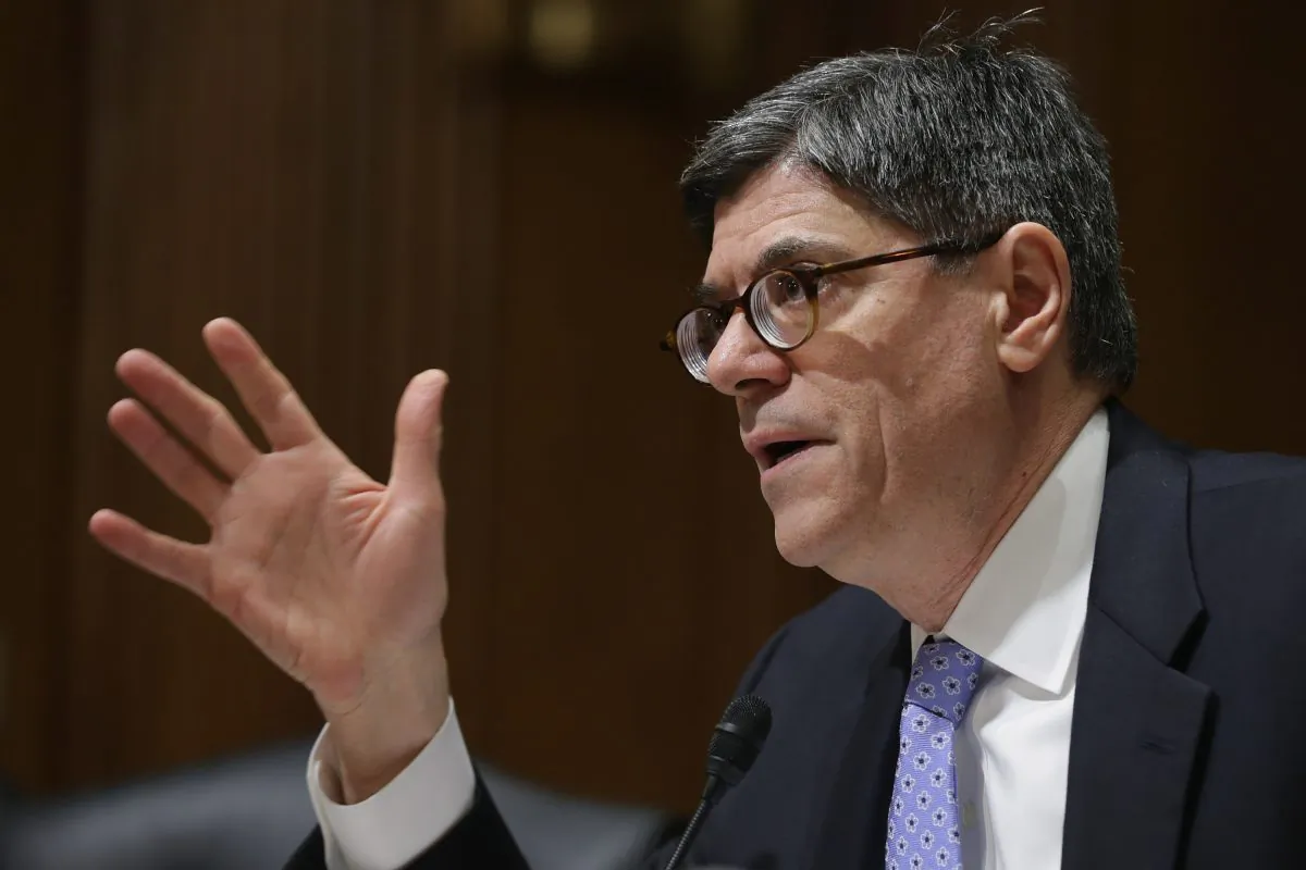 Treasury Secretary Jack Lew testifies before the Senate Finance Committee about the Obama administration’s proposed fiscal year 2016 federal budget on Capitol Hill on Feb. 5, 2015. (Chip Somodevilla/Getty Images)