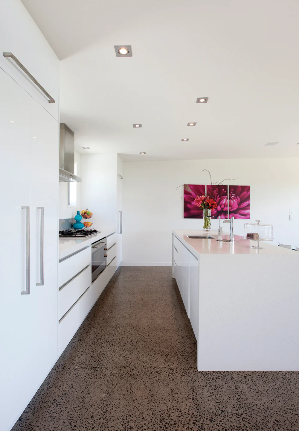 Painting cabinets and walls the same colour creates a clean, uniform look. (Canadian Home Trends)